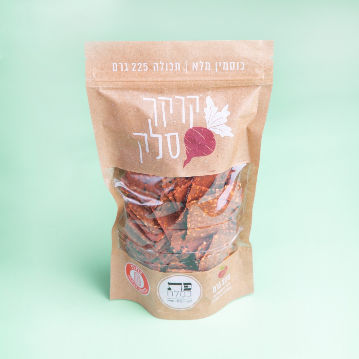 קרקר סלק - Beetroot Cracker