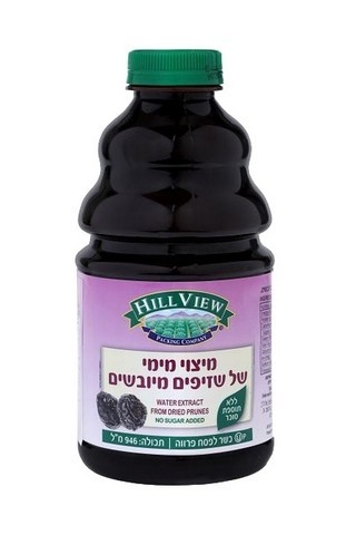 מיצוי מימי של שזיפים מיובשים - Aqueous Extraction Of Prunes